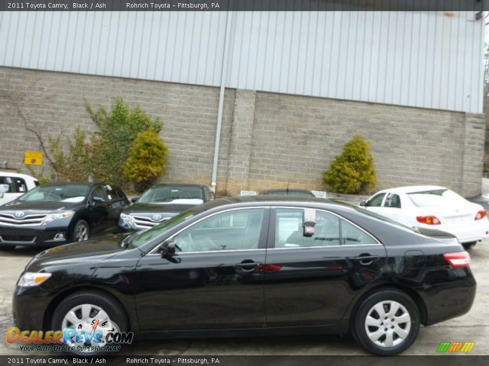 2011 Toyota Camry Black / Ash Photo #2