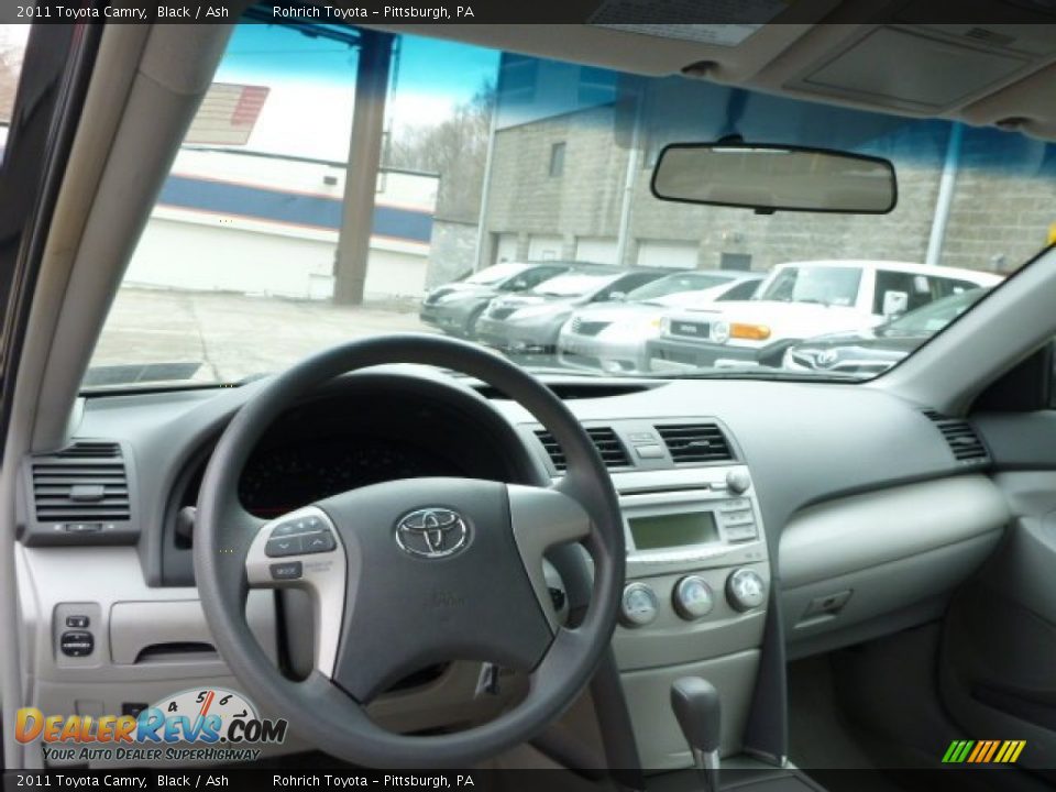 2011 Toyota Camry Black / Ash Photo #6