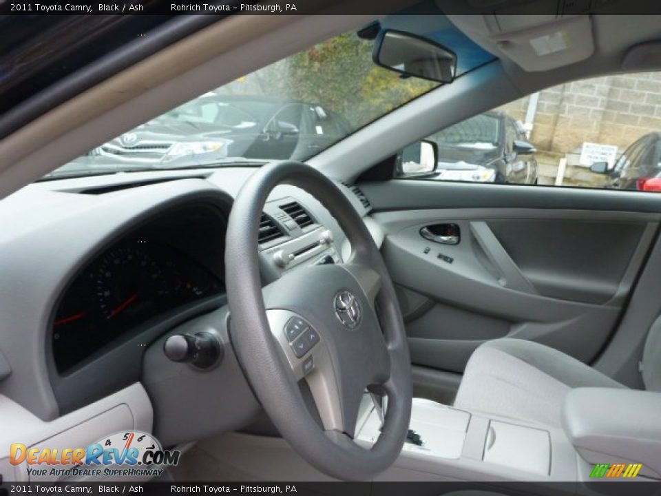 2011 Toyota Camry Black / Ash Photo #7