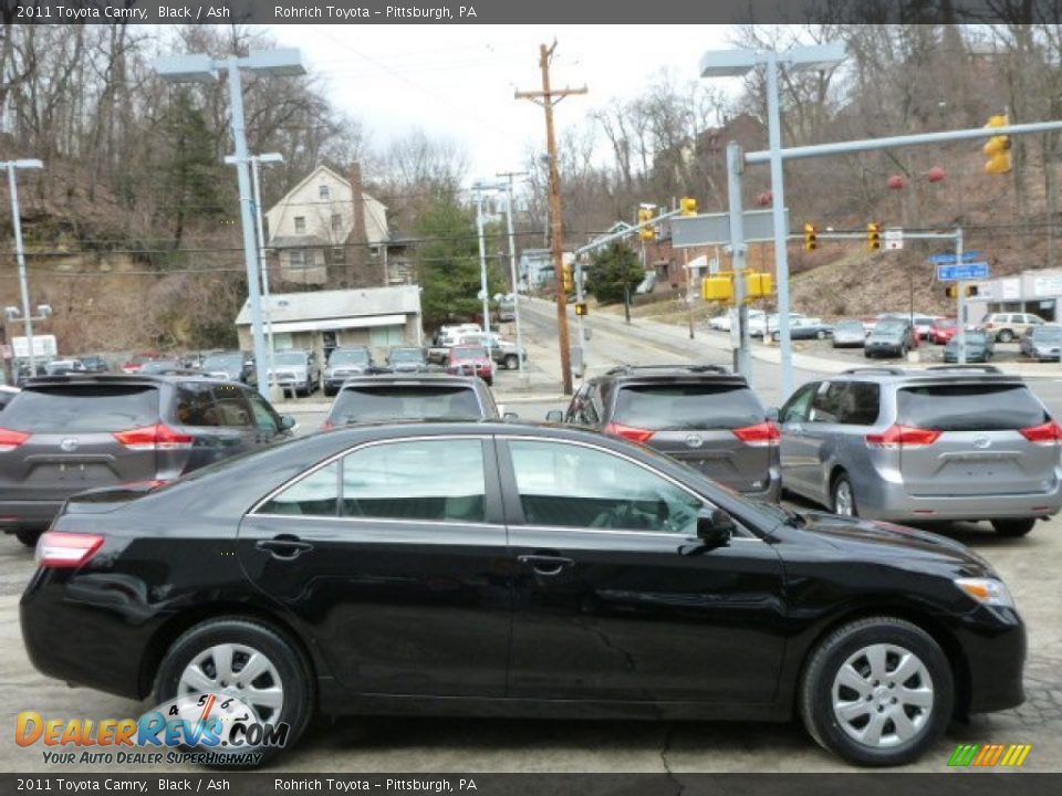 2011 Toyota Camry Black / Ash Photo #10