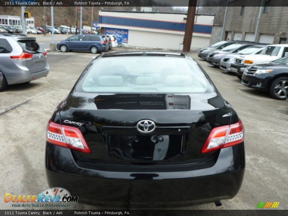 2011 Toyota Camry Black / Ash Photo #12