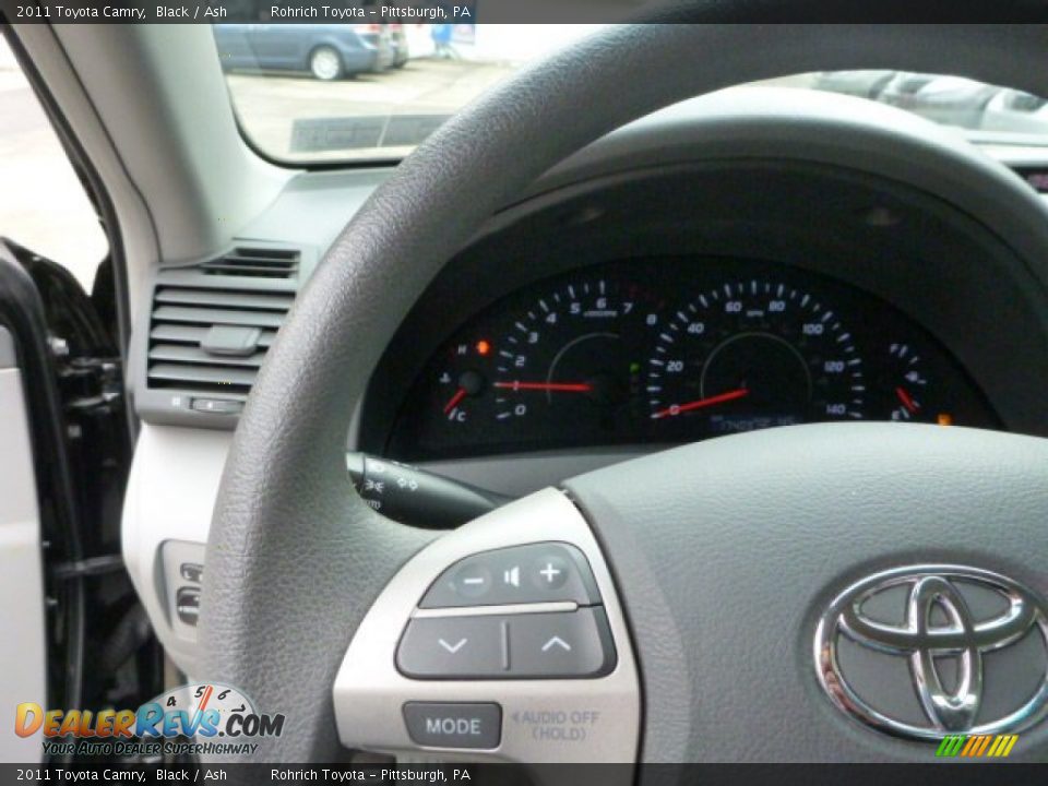 2011 Toyota Camry Black / Ash Photo #18