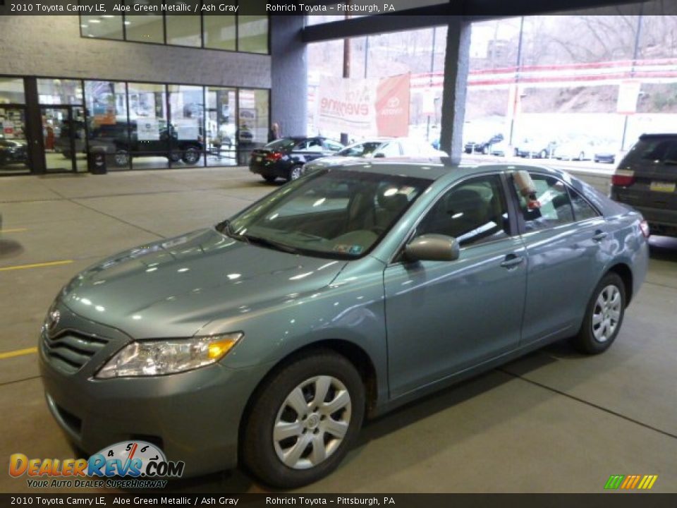 2010 Toyota Camry LE Aloe Green Metallic / Ash Gray Photo #3