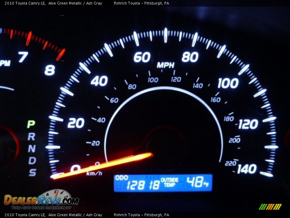 2010 Toyota Camry LE Aloe Green Metallic / Ash Gray Photo #9