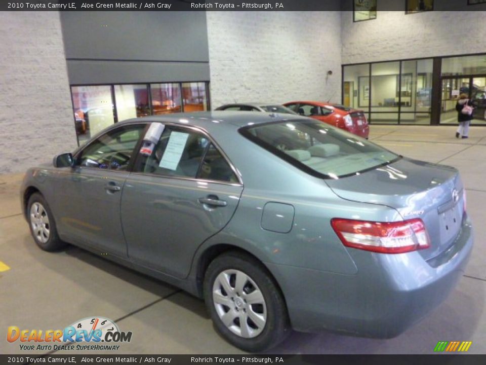 2010 Toyota Camry LE Aloe Green Metallic / Ash Gray Photo #13