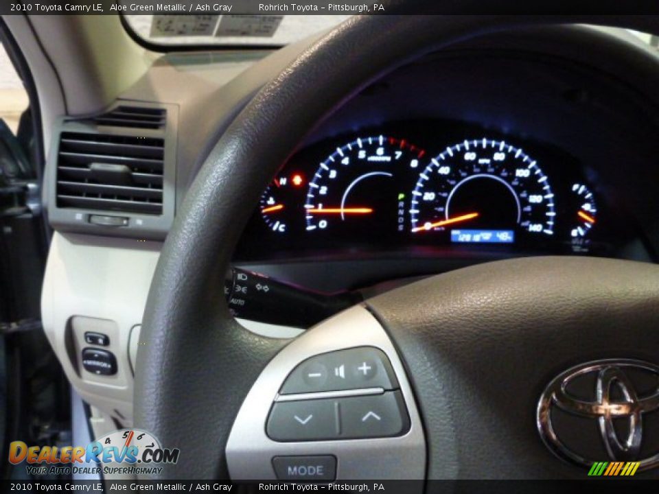 2010 Toyota Camry LE Aloe Green Metallic / Ash Gray Photo #18