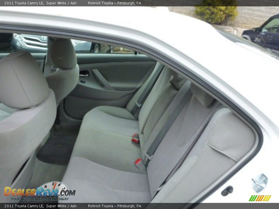 2011 Toyota Camry LE Super White / Ash Photo #5