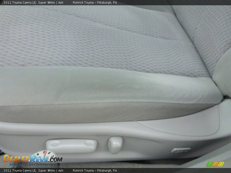 2011 Toyota Camry LE Super White / Ash Photo #7