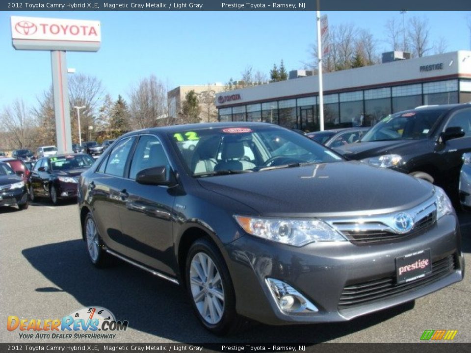 2012 Toyota Camry Hybrid XLE Magnetic Gray Metallic / Light Gray Photo #1