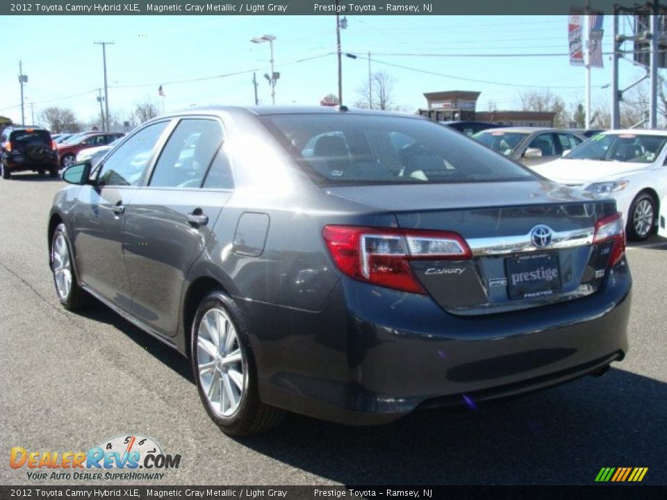 2012 Toyota Camry Hybrid XLE Magnetic Gray Metallic / Light Gray Photo #4