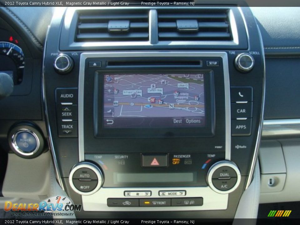 2012 Toyota Camry Hybrid XLE Magnetic Gray Metallic / Light Gray Photo #11
