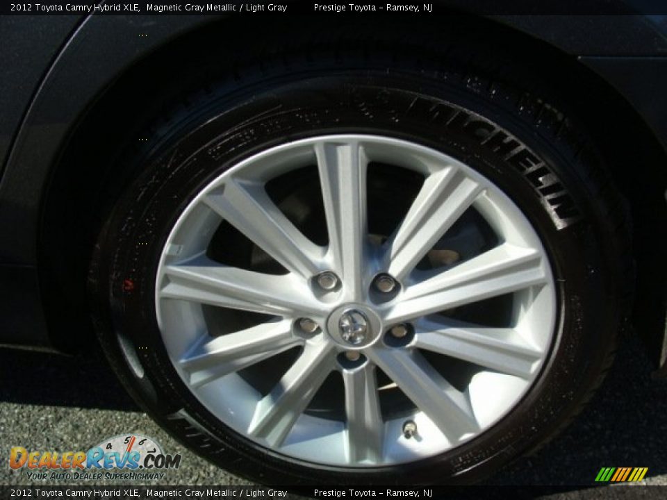 2012 Toyota Camry Hybrid XLE Magnetic Gray Metallic / Light Gray Photo #14