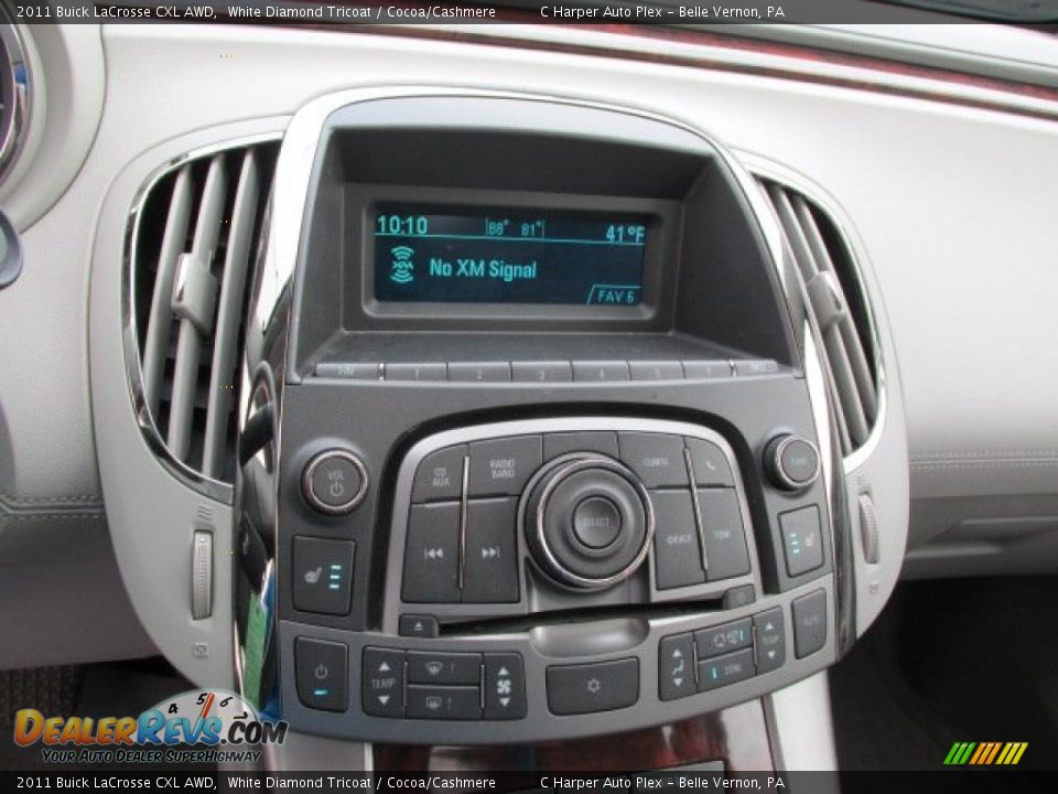2011 Buick LaCrosse CXL AWD White Diamond Tricoat / Cocoa/Cashmere Photo #15