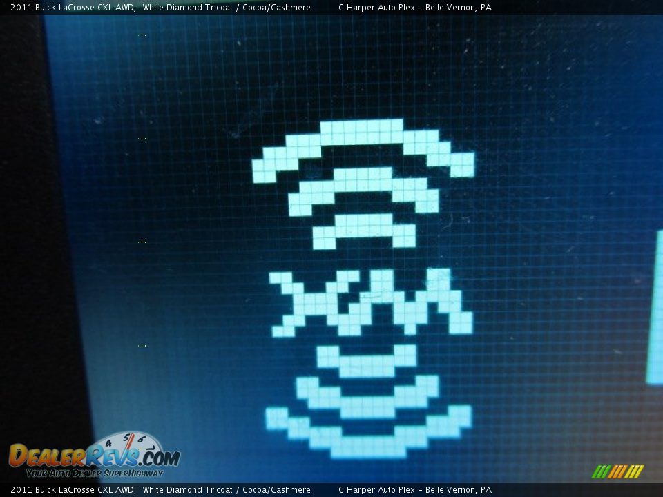 2011 Buick LaCrosse CXL AWD White Diamond Tricoat / Cocoa/Cashmere Photo #16
