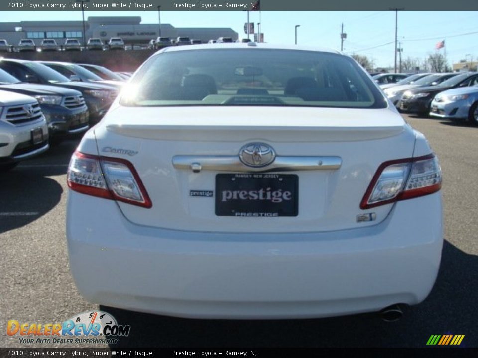 2010 Toyota Camry Hybrid Super White / Bisque Photo #5