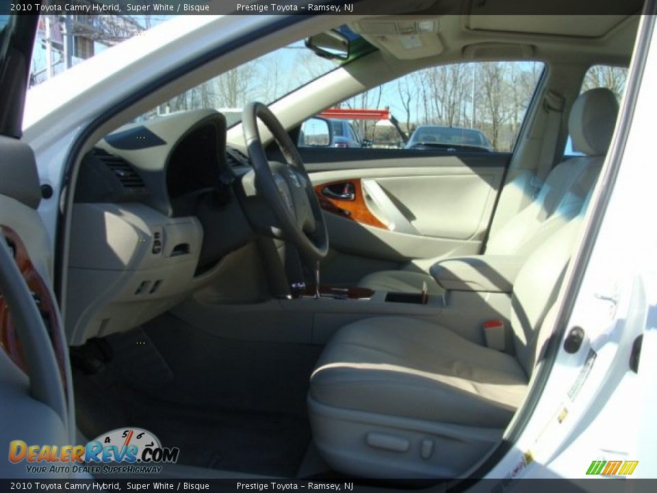 2010 Toyota Camry Hybrid Super White / Bisque Photo #7