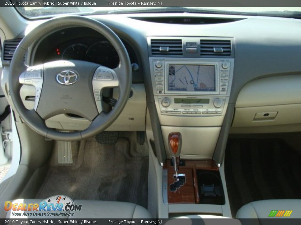 2010 Toyota Camry Hybrid Super White / Bisque Photo #9