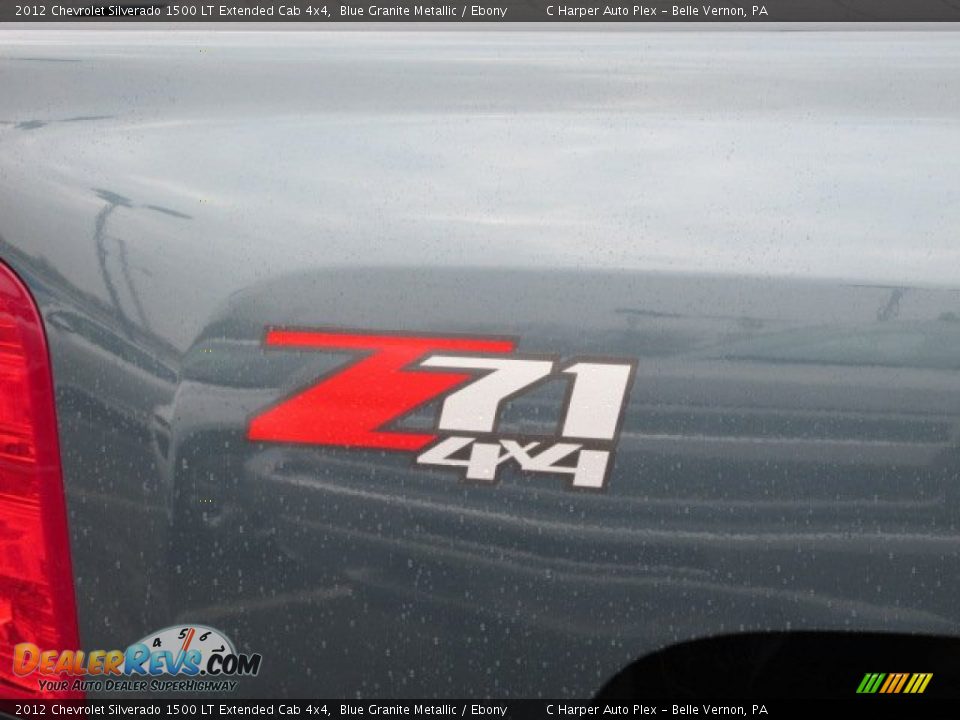 2012 Chevrolet Silverado 1500 LT Extended Cab 4x4 Blue Granite Metallic / Ebony Photo #3