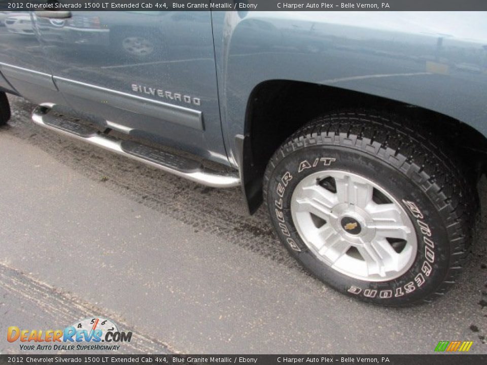 2012 Chevrolet Silverado 1500 LT Extended Cab 4x4 Blue Granite Metallic / Ebony Photo #4