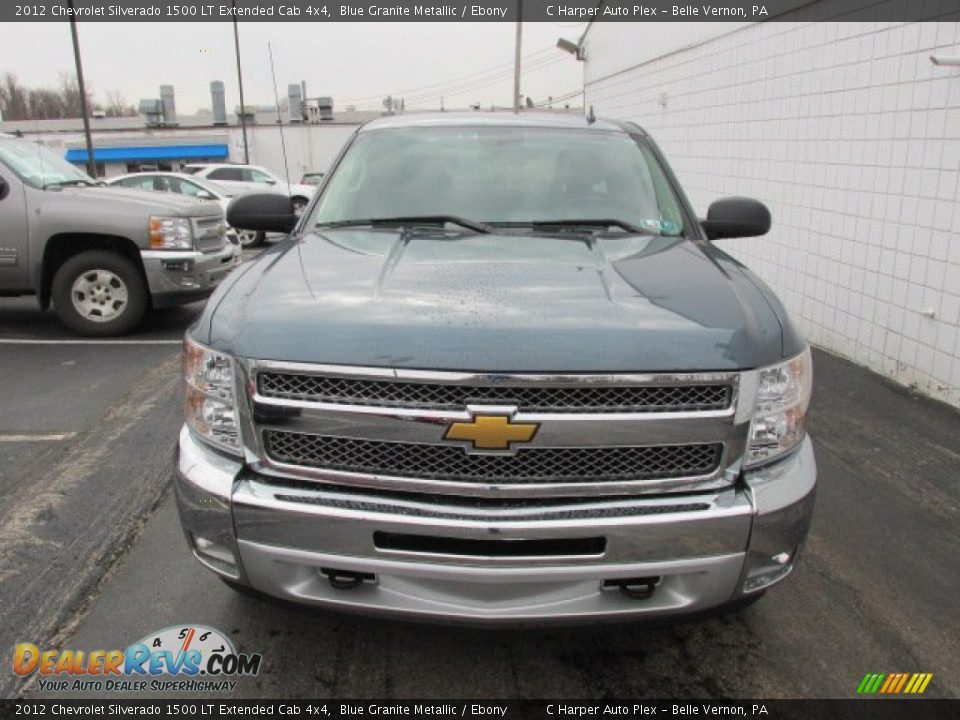 2012 Chevrolet Silverado 1500 LT Extended Cab 4x4 Blue Granite Metallic / Ebony Photo #5