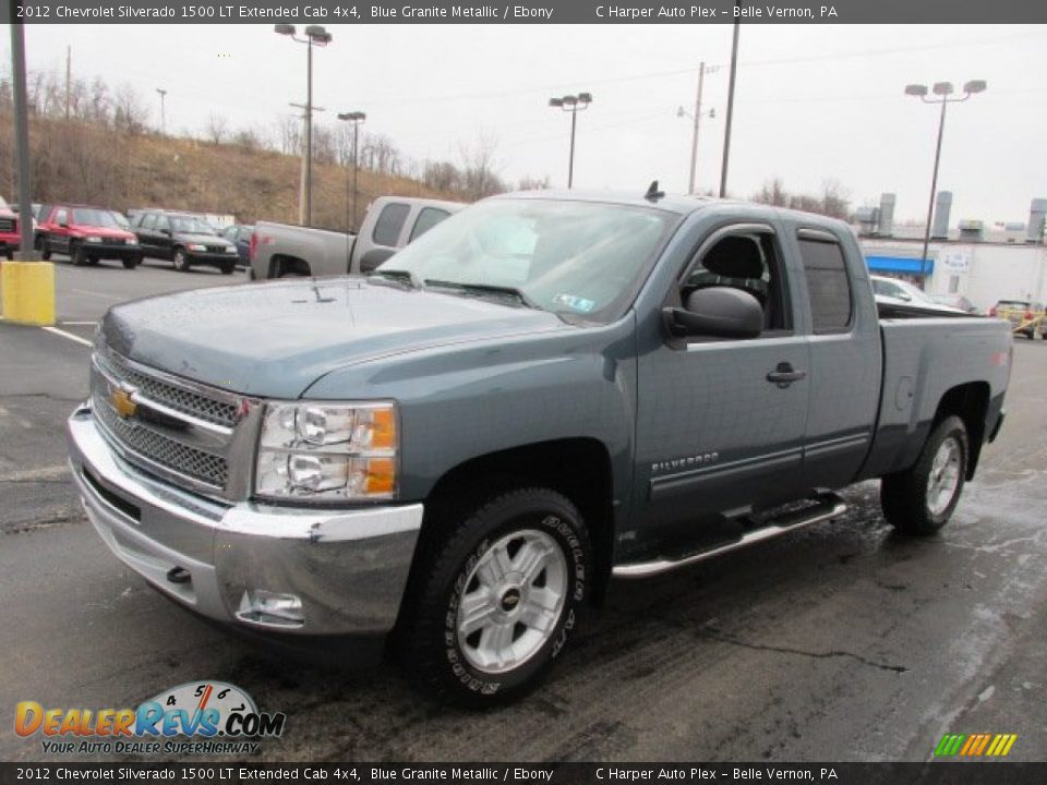2012 Chevrolet Silverado 1500 LT Extended Cab 4x4 Blue Granite Metallic / Ebony Photo #6