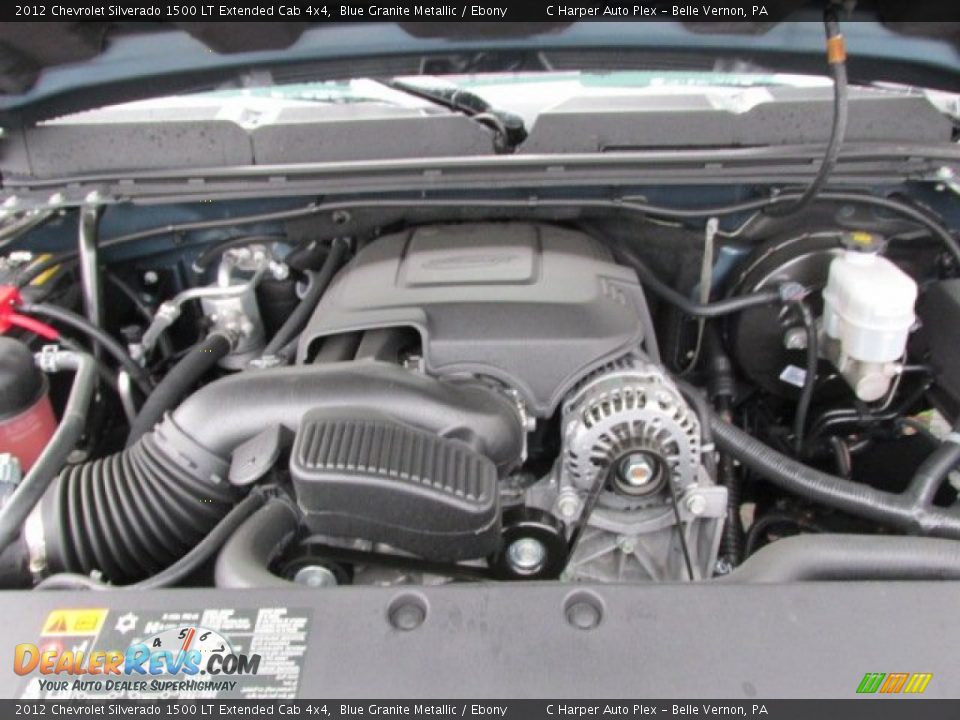 2012 Chevrolet Silverado 1500 LT Extended Cab 4x4 Blue Granite Metallic / Ebony Photo #11
