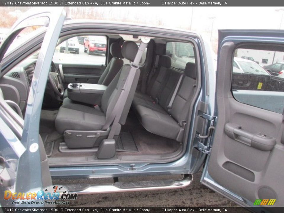 2012 Chevrolet Silverado 1500 LT Extended Cab 4x4 Blue Granite Metallic / Ebony Photo #13