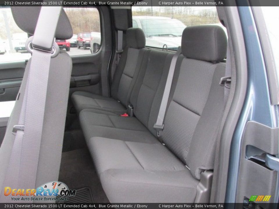 2012 Chevrolet Silverado 1500 LT Extended Cab 4x4 Blue Granite Metallic / Ebony Photo #14