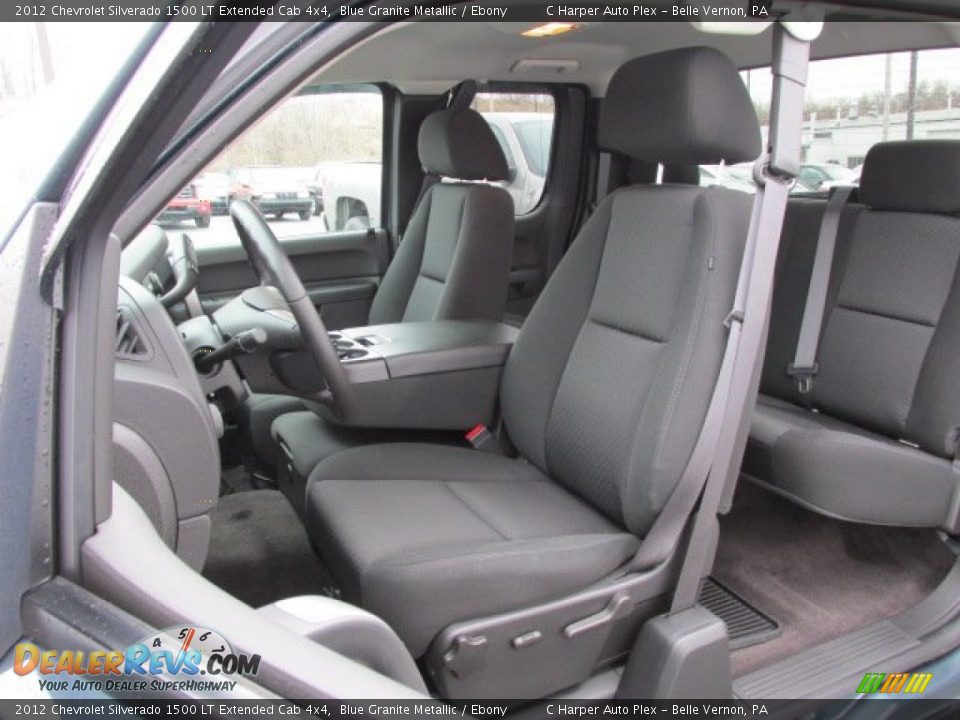 2012 Chevrolet Silverado 1500 LT Extended Cab 4x4 Blue Granite Metallic / Ebony Photo #15