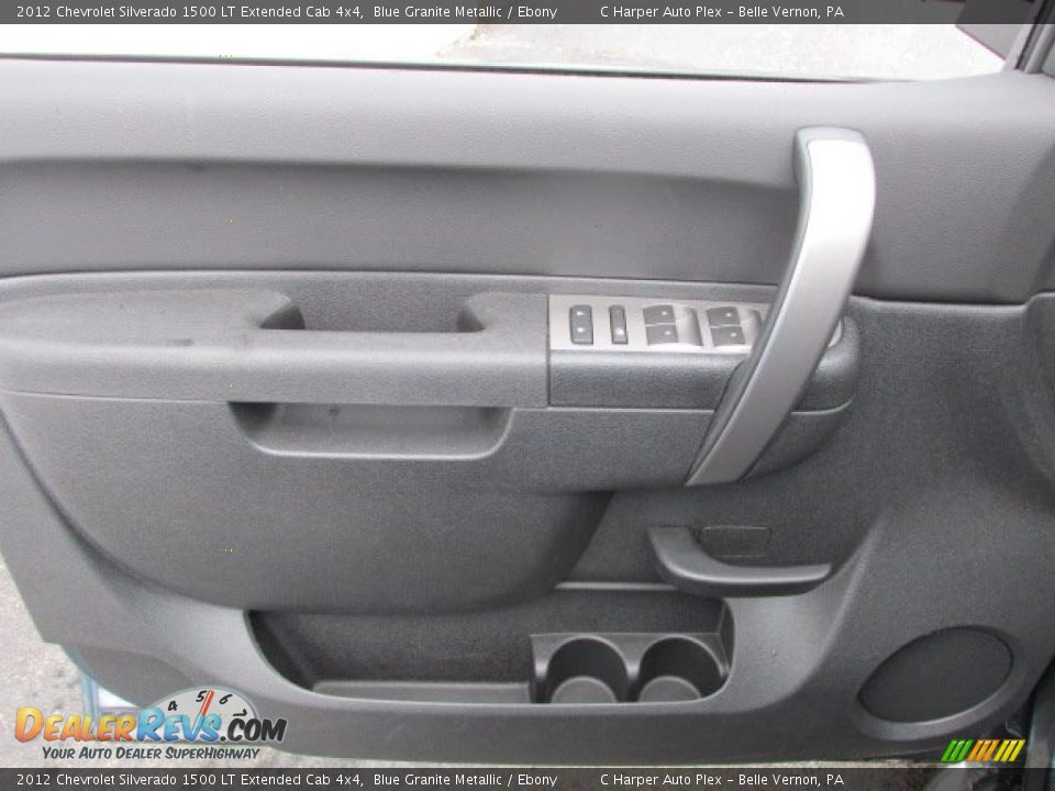 2012 Chevrolet Silverado 1500 LT Extended Cab 4x4 Blue Granite Metallic / Ebony Photo #17