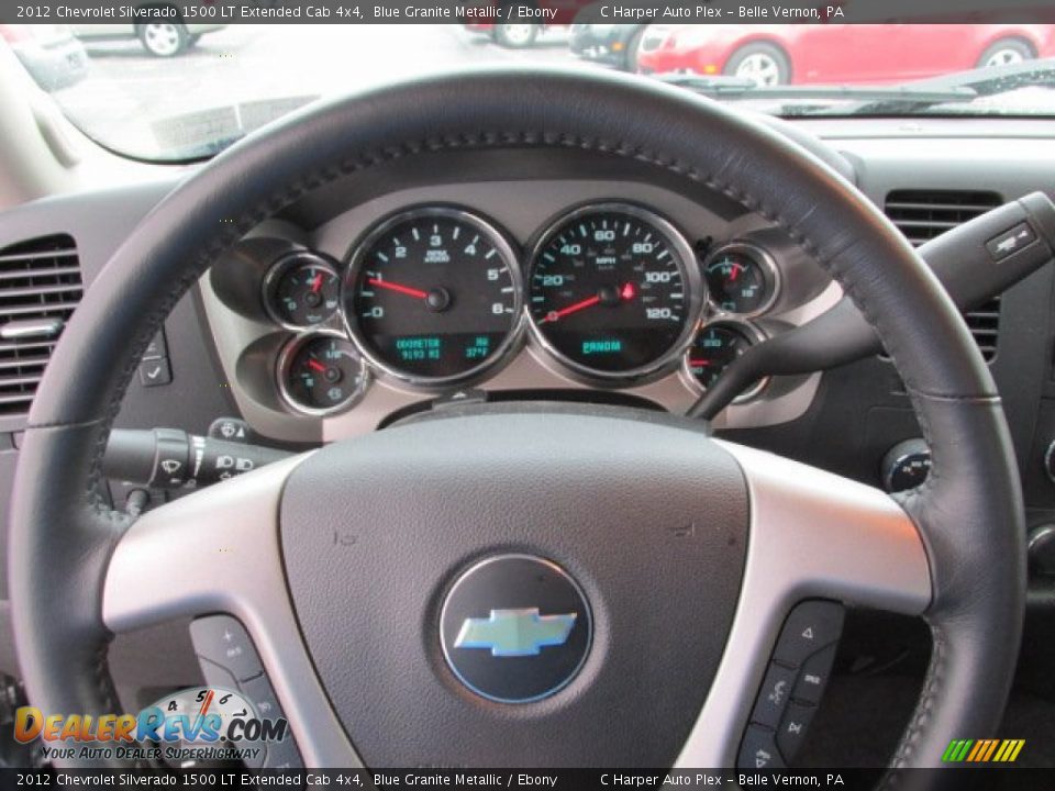 2012 Chevrolet Silverado 1500 LT Extended Cab 4x4 Blue Granite Metallic / Ebony Photo #20