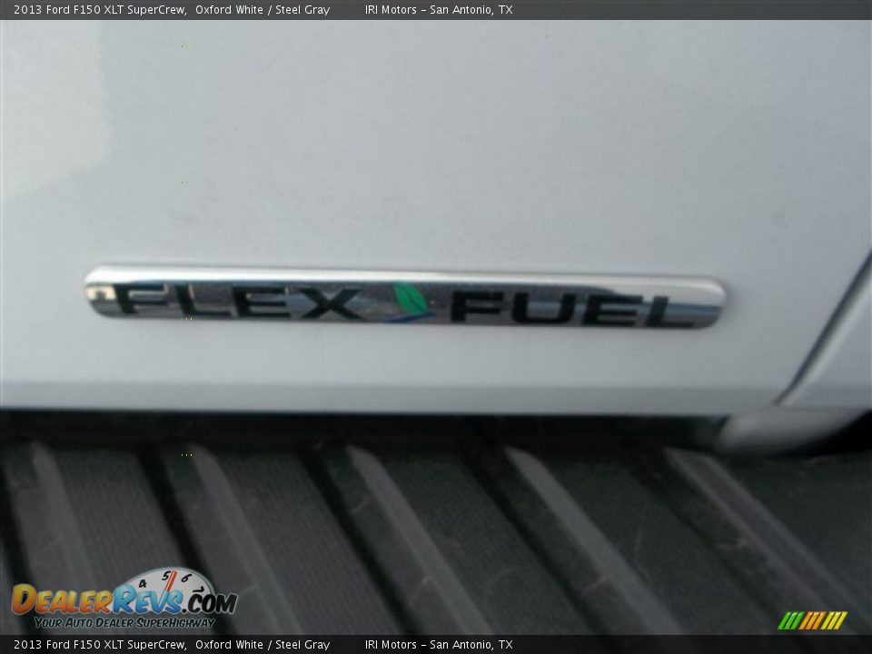 2013 Ford F150 XLT SuperCrew Oxford White / Steel Gray Photo #6
