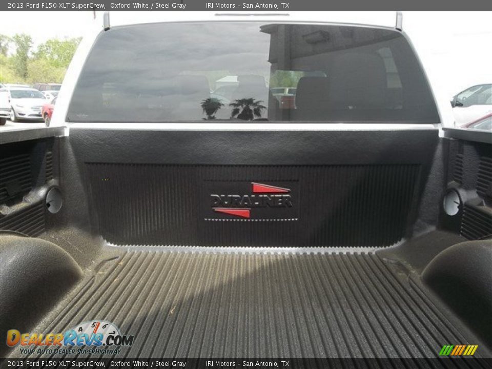 2013 Ford F150 XLT SuperCrew Oxford White / Steel Gray Photo #7