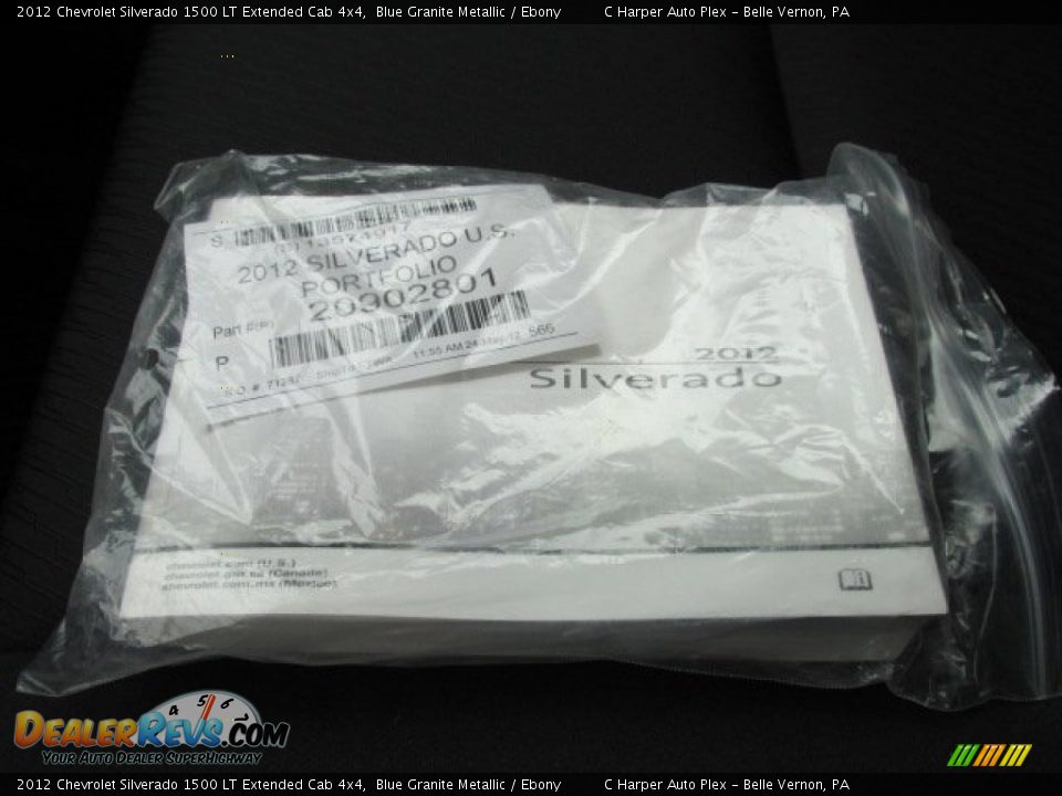 2012 Chevrolet Silverado 1500 LT Extended Cab 4x4 Blue Granite Metallic / Ebony Photo #22
