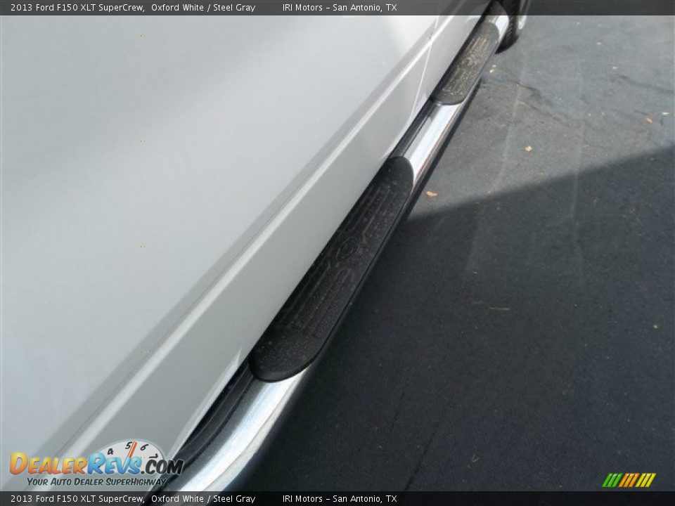 2013 Ford F150 XLT SuperCrew Oxford White / Steel Gray Photo #9
