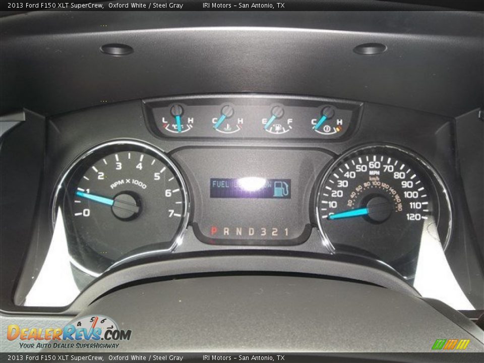 2013 Ford F150 XLT SuperCrew Oxford White / Steel Gray Photo #22
