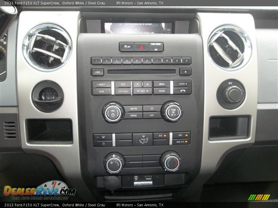 2013 Ford F150 XLT SuperCrew Oxford White / Steel Gray Photo #23