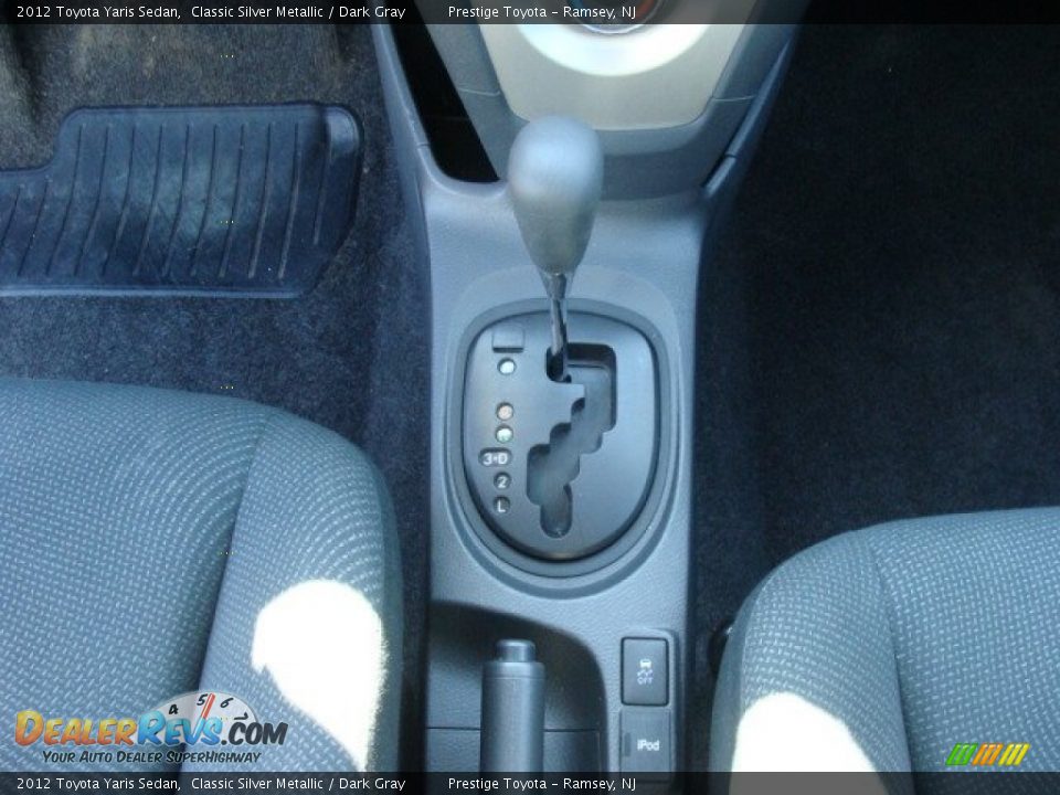 2012 Toyota Yaris Sedan Classic Silver Metallic / Dark Gray Photo #12