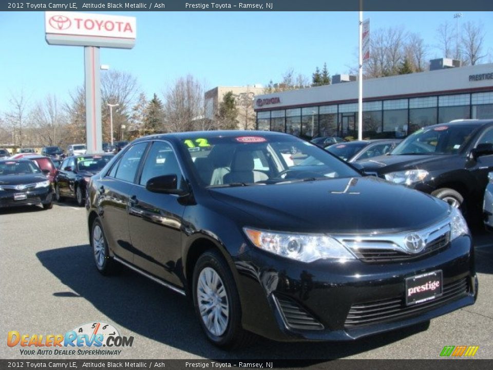 2012 Toyota Camry LE Attitude Black Metallic / Ash Photo #1