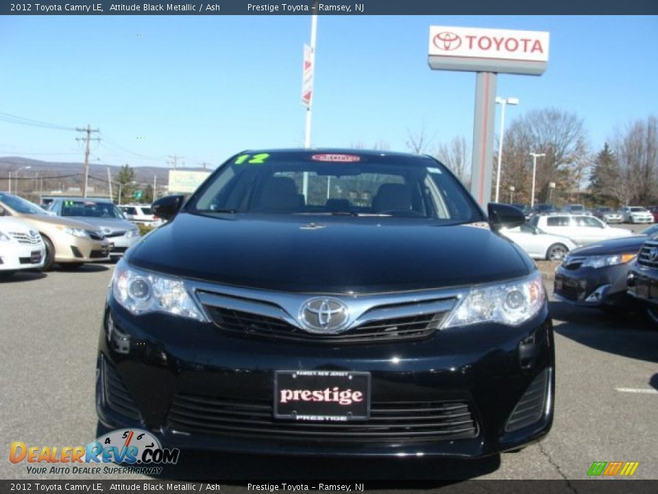 2012 Toyota Camry LE Attitude Black Metallic / Ash Photo #2