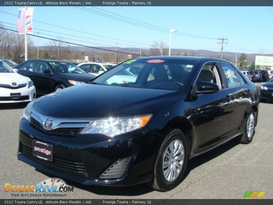 2012 Toyota Camry LE Attitude Black Metallic / Ash Photo #3