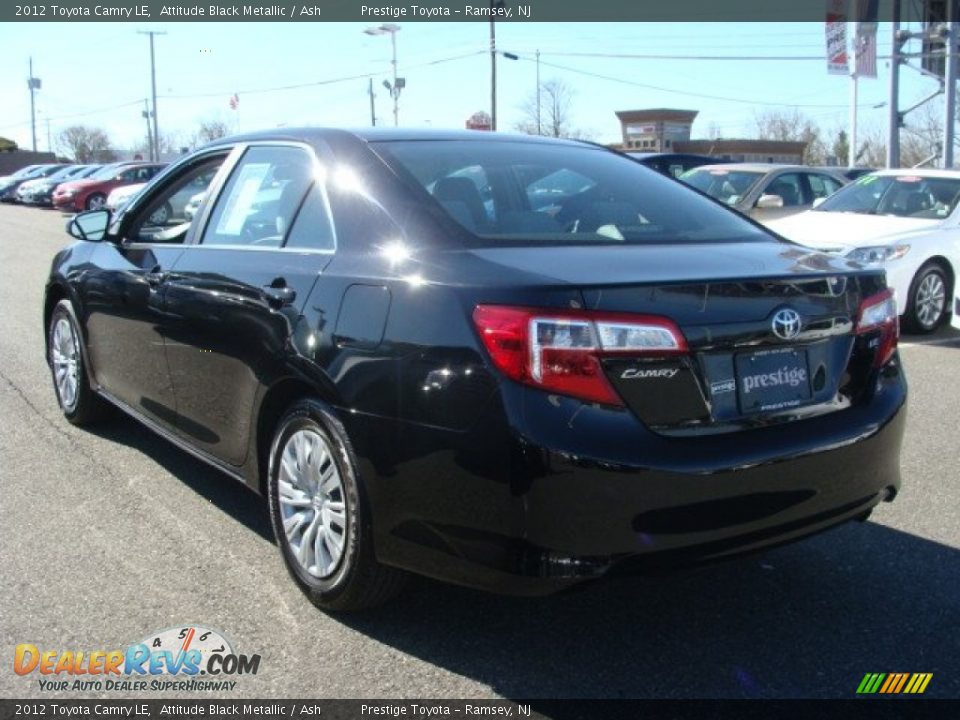 2012 Toyota Camry LE Attitude Black Metallic / Ash Photo #4