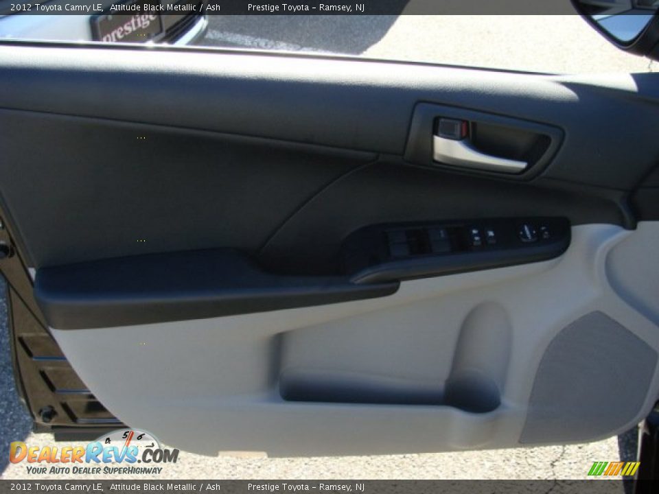 2012 Toyota Camry LE Attitude Black Metallic / Ash Photo #6