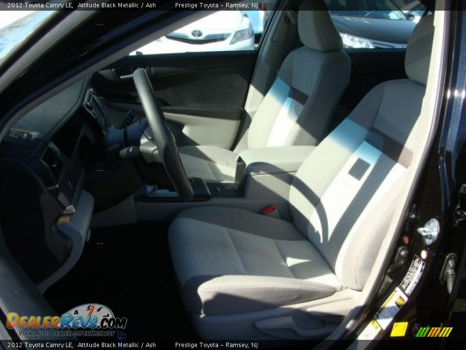 2012 Toyota Camry LE Attitude Black Metallic / Ash Photo #8