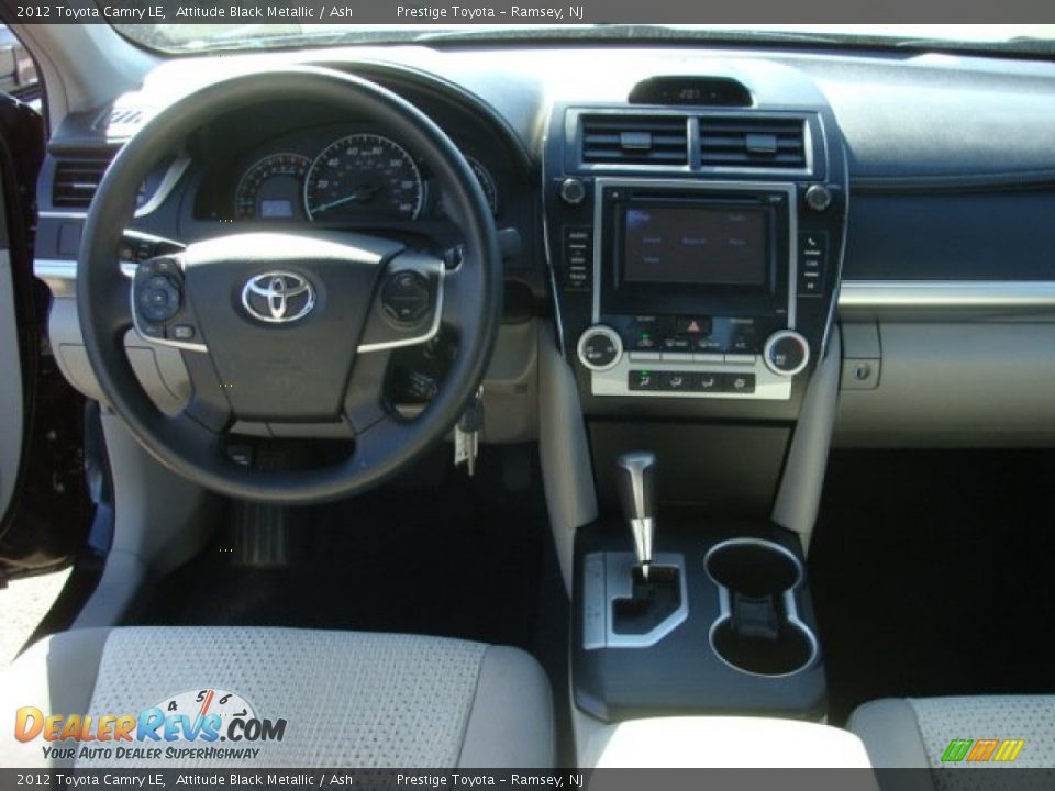 2012 Toyota Camry LE Attitude Black Metallic / Ash Photo #9