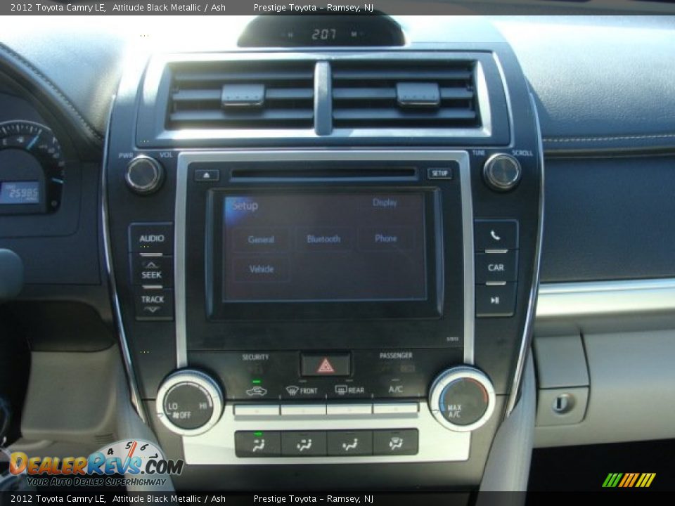 2012 Toyota Camry LE Attitude Black Metallic / Ash Photo #11
