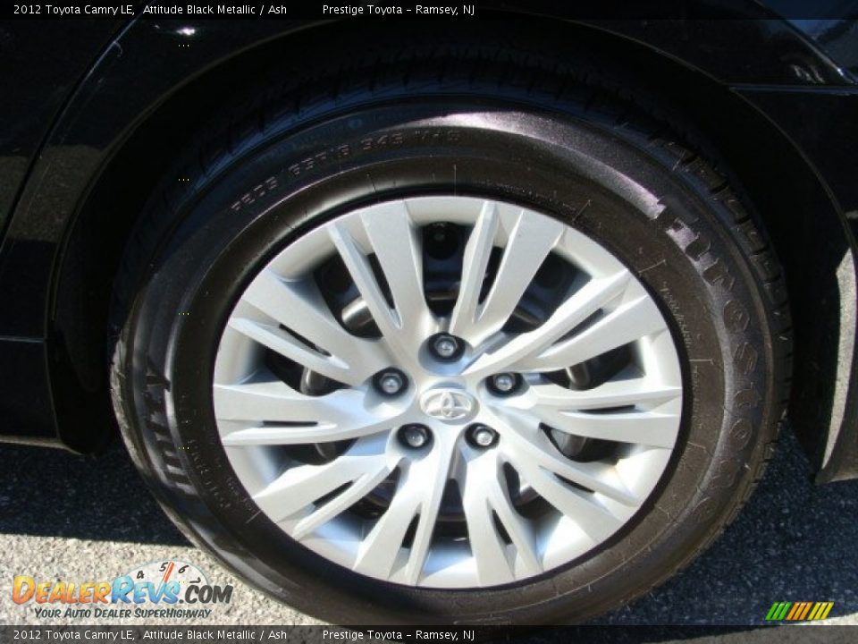 2012 Toyota Camry LE Attitude Black Metallic / Ash Photo #14