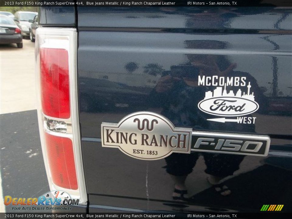 2013 Ford F150 King Ranch SuperCrew 4x4 Blue Jeans Metallic / King Ranch Chaparral Leather Photo #5