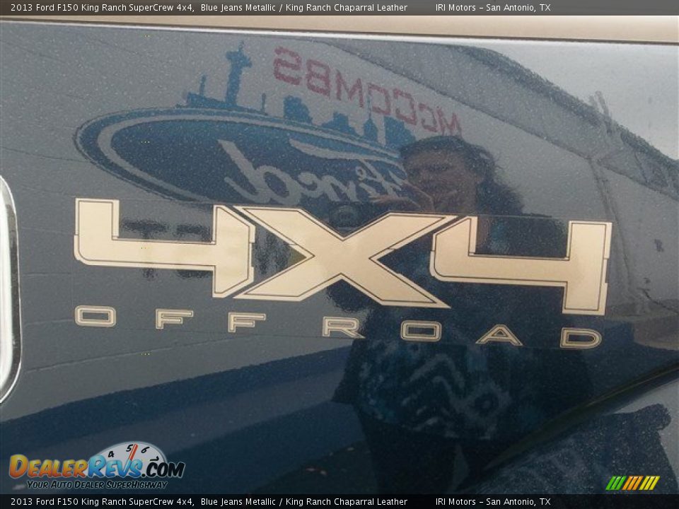 2013 Ford F150 King Ranch SuperCrew 4x4 Blue Jeans Metallic / King Ranch Chaparral Leather Photo #8