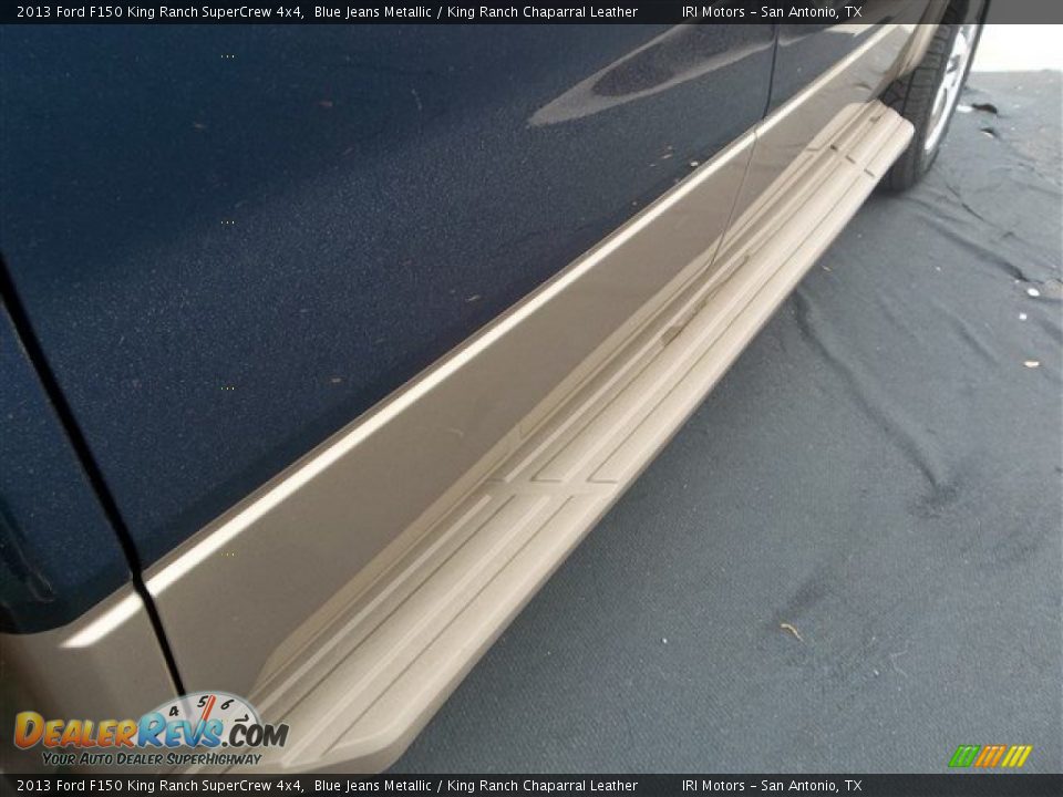 2013 Ford F150 King Ranch SuperCrew 4x4 Blue Jeans Metallic / King Ranch Chaparral Leather Photo #10